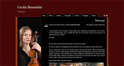 Desktop Screenshot of ceciliabernardini.com