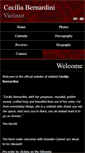 Mobile Screenshot of ceciliabernardini.com